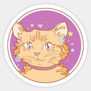 Millicent the cat Sticker